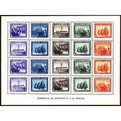 1938 Sellos de España (849). En Honor del Ejército y La Marina.**