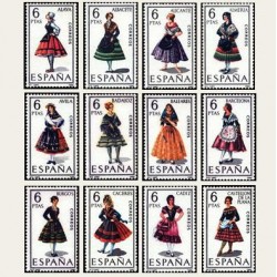1967 España. Trajes Típicos. Edif.1767/78 **