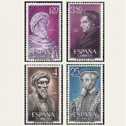 1967 España. Personajes. Edif.1791/94. **
