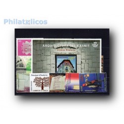 2015 Sellos de Andorra (Correo Español). Año Completo