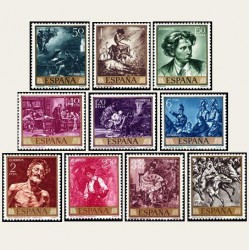 1968 España. Mariano Fortuny. Edif.1854/63. **