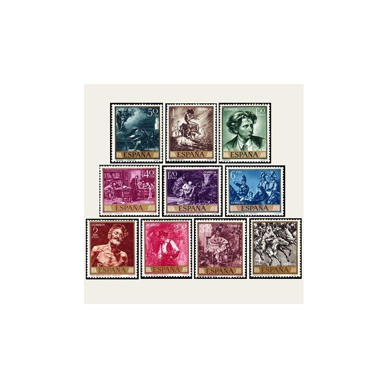 1968 España. Mariano Fortuny. Edif.1854/63. **