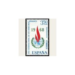 1968 España. Año Internacional de los Derechos Humanos. Edif.187