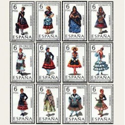 1970 España. Trajes Regionales Españoles. Edif.1949/1960 **