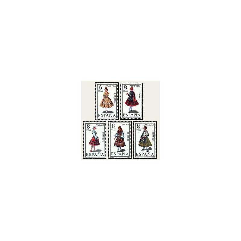 1971 España. Trajes Regionales Españoles. Edif.2014/18 **