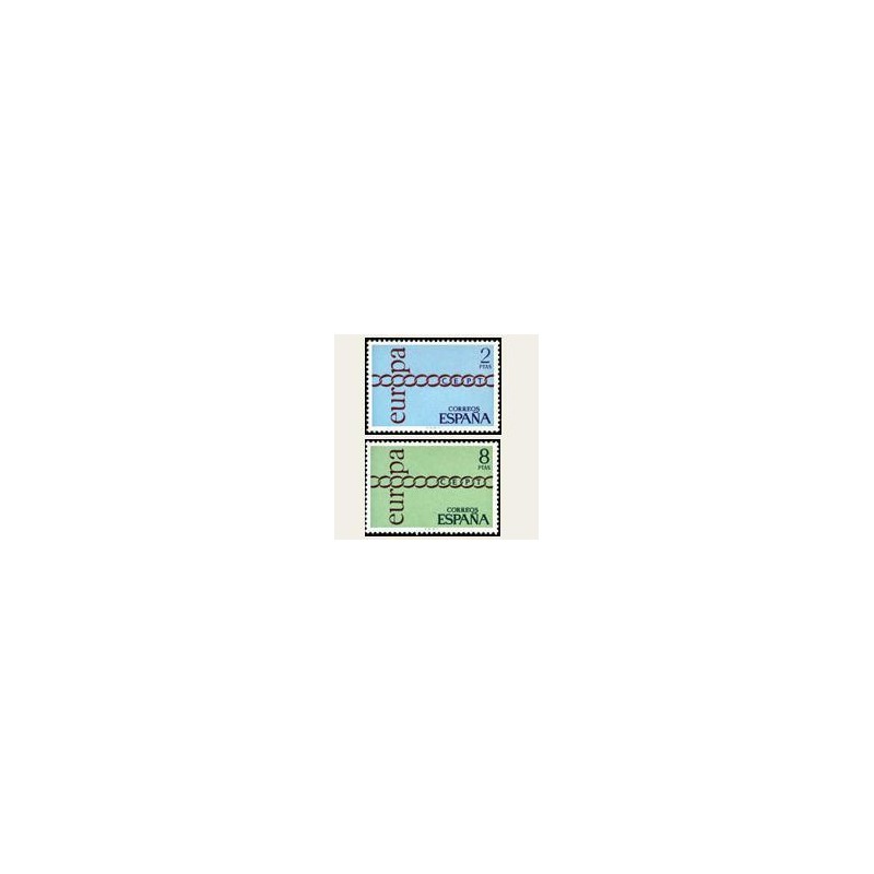 1971 España. Europa CEPT. Edif.2031/32 **