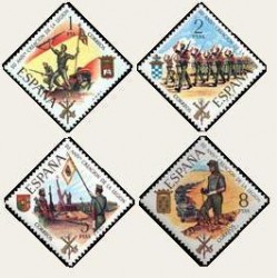1971 España. Aniversario de la Legión. Edif.2043/2046 **