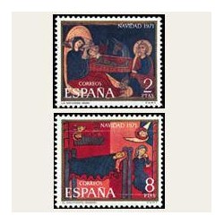 1971 España. Navidad. Edif.2061/62 **