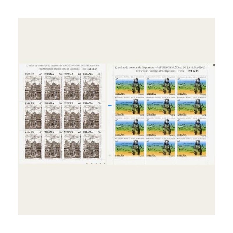 1995 España. Patrim. Mundial de la Humanidad. Minipliegos. (Edif. MP-48/49)