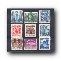 1943 Sellos de España (961/69). Año Santo Compostelano.**
