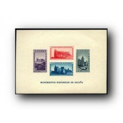 1938 Sellos de España (848). Monumentos Históricos. Sin dentar **