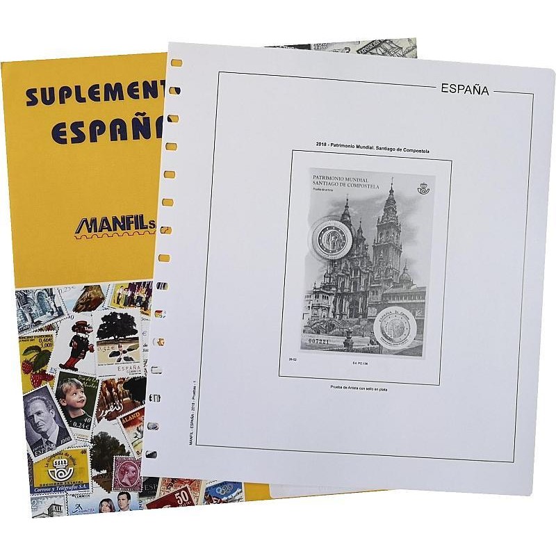 Suplemento Anual Hojas Manfil España 2018 Pruebas Oficiales