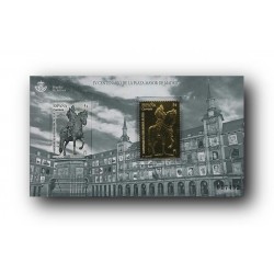 2018 Prueba Oficial 137. IV Centenario Plaza Mayor Madrid. Sello Oro