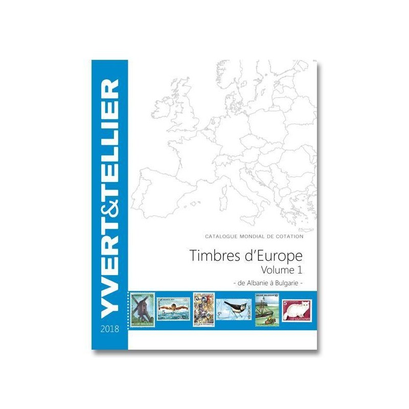Catálogo de Sellos Yvert et Tellier Europa vol. I 2014 Albania-Bulgaria