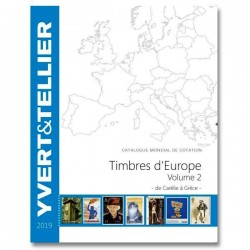 Catálogo de Sellos Yvert et Tellier Europa vol. II 2019 Carelia a Grecia