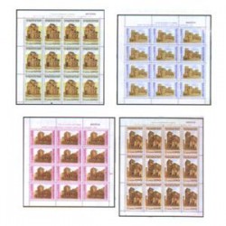 1990 España. Patrimonio de la Humanidad. Minipliegos. Edif.20/23