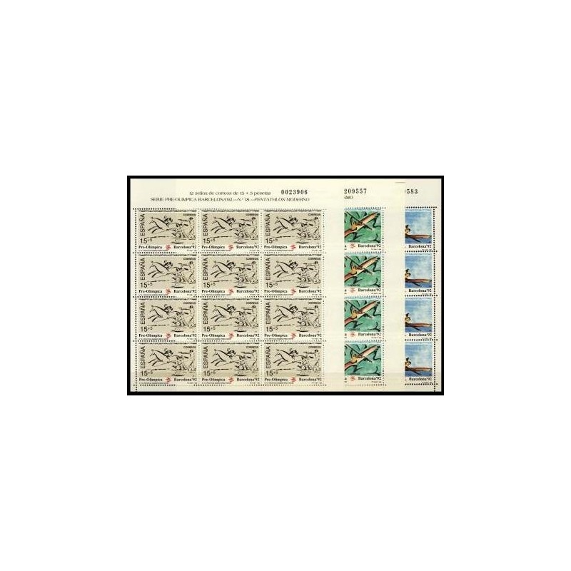 1991 España. Olimpiadas Barcelona '92 VI. Minipliegos. (Edif. MP.28/30)**
