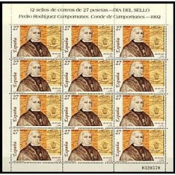 1992 España. Día del Sello. Minipliego (Edif. MP-39)**
