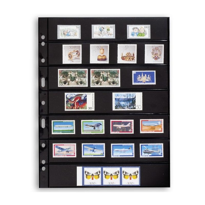 Hojas GRANDE 7S para sellos, sobres y tarjetas postales (5 unds.)