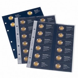 Hojas Optima para Monedas conmemorativas 2 euros Emisiones Conjuntas