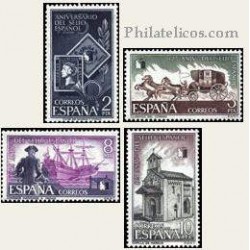 1975 España. 125 Aniv. del Primer Sello Español. Edif.2232/35 **