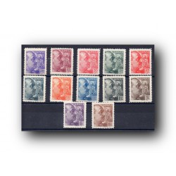 1939 Sellos de España 867/78 **. General Franco.