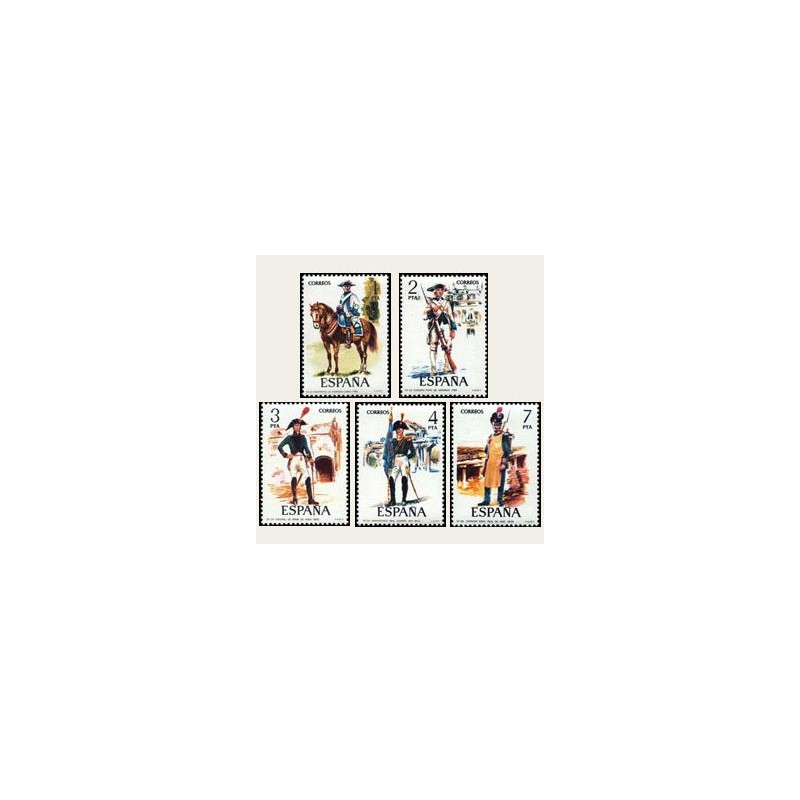 1975 España. Uniformes Militares. Edif.2277/81 **