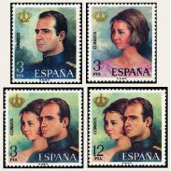1975 España. SS.MM. D. Juan Carlos y Dña. Sofía. Edif.2302/05 **