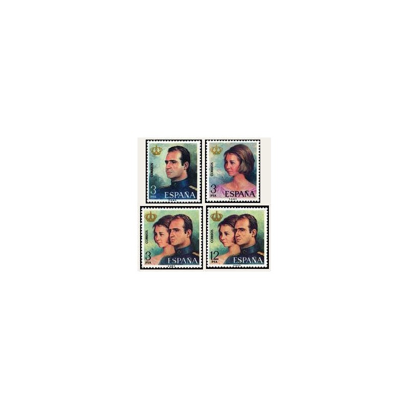 1975 España. SS.MM. D. Juan Carlos y Dña. Sofía. Edif.2302/05 **