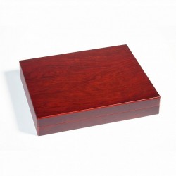 Estuche Leuchtturm VOLTERRA TRIO DE LUXE para monedas de 2 euros en cápsulas