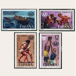 1976 España. JJ.OO. de Montreal (Edif. 2340/43) **
