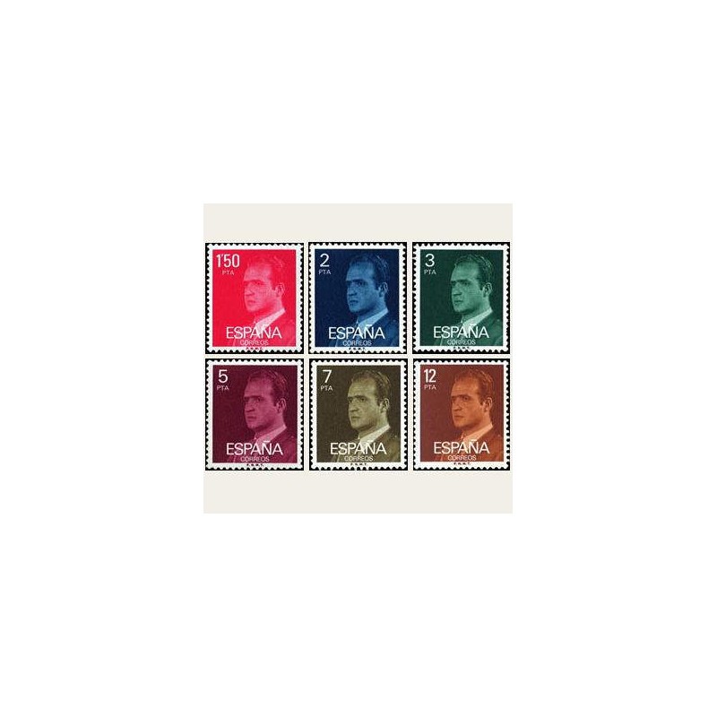 1976 España. Juan Carlos I serie básica (Edif. 2344/49) **