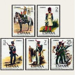1976 España. Uniformes Militares (Edif. 2350/54) **