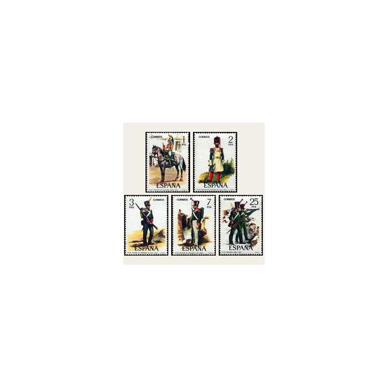 1976 España. Uniformes Militares (Edif. 2350/54) **