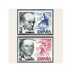 1976 España. Pau Casals y Manuel de Falla. (Edif. 2379/80) **