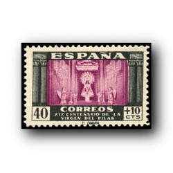 1946 Sellos de España 998 **. Virgen del Pilar.