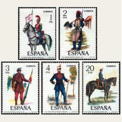 1977 España. Uniformes Militares. (Edif. 2381/85) **