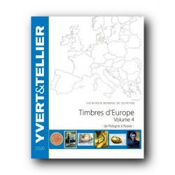 Catálogo de Sellos Yvert et Tellier Europa vol. IV 2020...