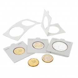 Cartones para monedas Leuchtturm para grapar (25 unds.)