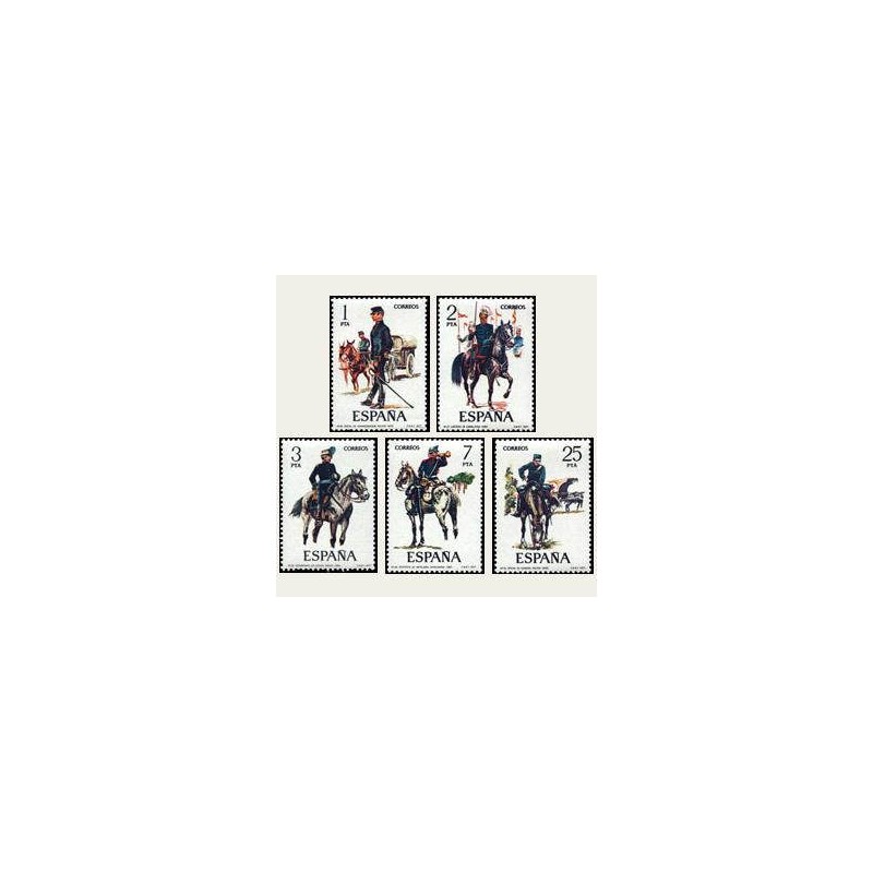 1977 España. Uniformes Militares. (Edif. 2423/27) **