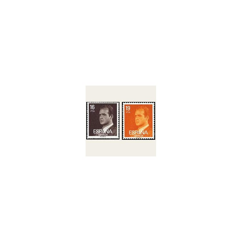 1980 España. Juan Carlos I (Edif.2558/59) **