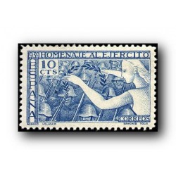 1939 Sellos de España 887 **. Homenaje al Ejercito.