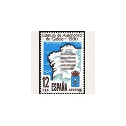 1981 España. Estatuto de Autonomía de Galicia. (Edif.2611) **