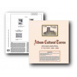 Juego de Hojas Torres para sellos de España