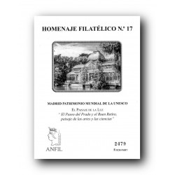 2022 Homenaje Filatélico 17 Madrid Patrimonio Mundial de...