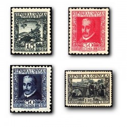1935 Sellos de España 690/693 **. III Cent. de la Muerte...