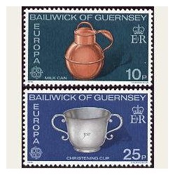 1976 Guernsey. Europa CEPT (128/29) **
