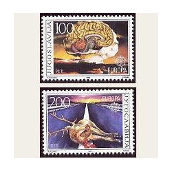 1986 Yugoslavia. Europa CEPT (Yver.2033/34) **