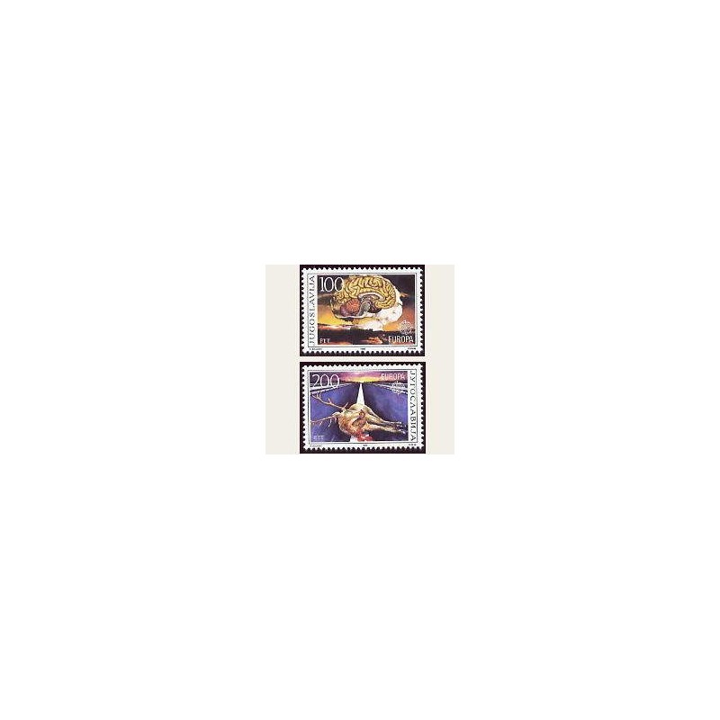 1986 Yugoslavia. Europa CEPT (Yver.2033/34) **