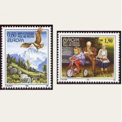 1995 Yugoslavia. Europa CEPT (Yver.2572/73) **